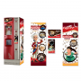 Брендированная наклейка на кофейный автомат Saeco Quarzo 500, красный