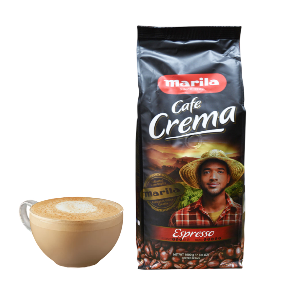 Кофе в зёрнах Marila Cafe Crema Espresso, 1кг*8шт