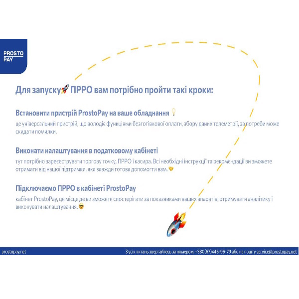 Телеметрия ProstoPay, серия L с фискализацией