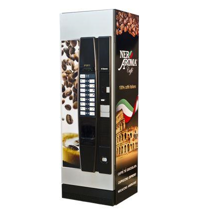 Брендированная наклейка на кофейный автомат, Nero Aroma