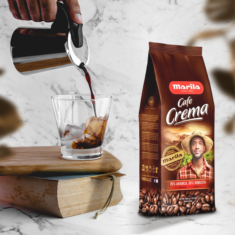 Кофе в зёрнах Marila Cafe Crema Espresso, 1кг*8шт