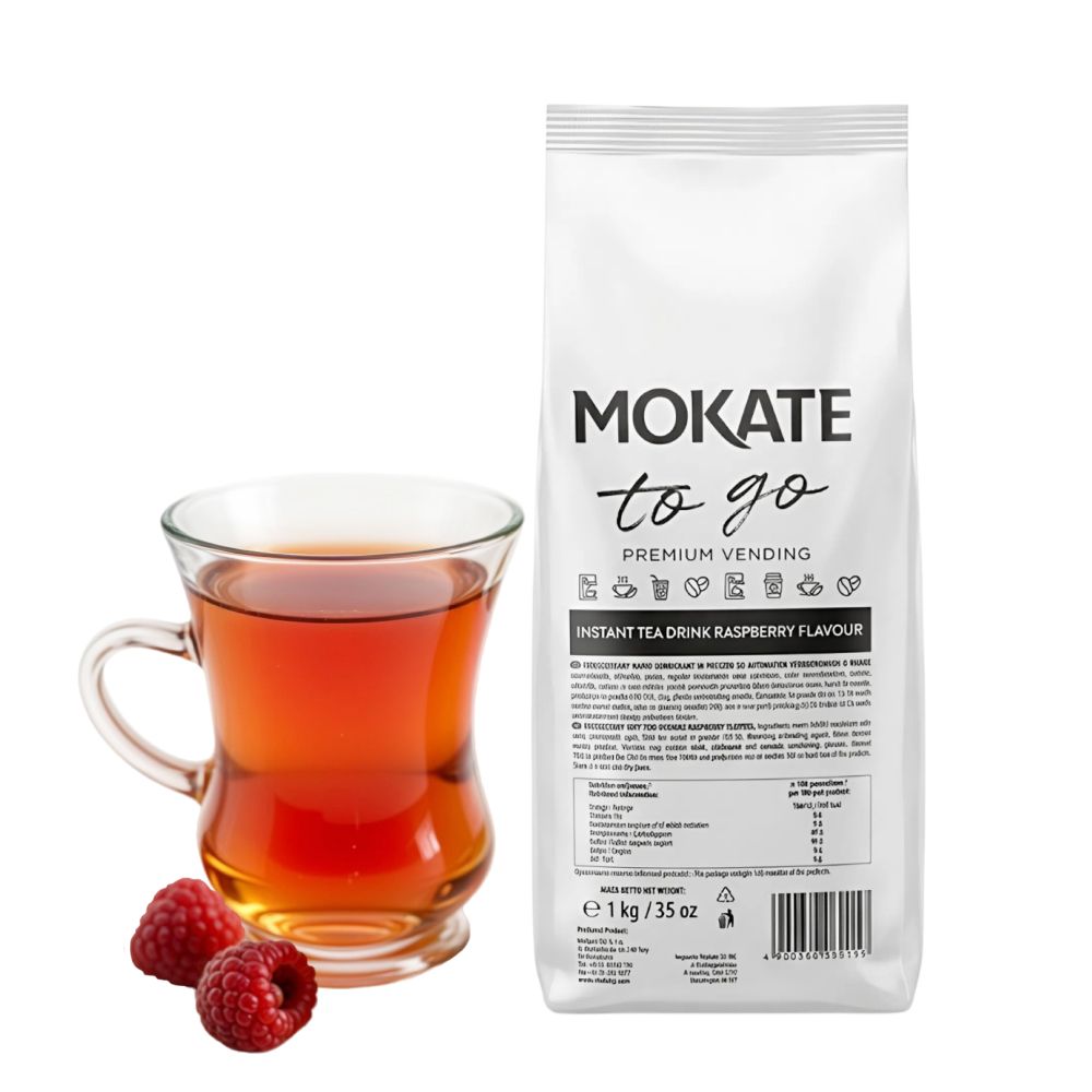 Чай растворимый Mokate Premium малина для вендинга, 1кг*8уп