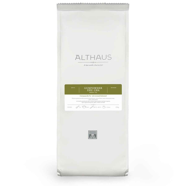 Чай зеленый Althaus Gunpowder Zhu Cha, 250 г