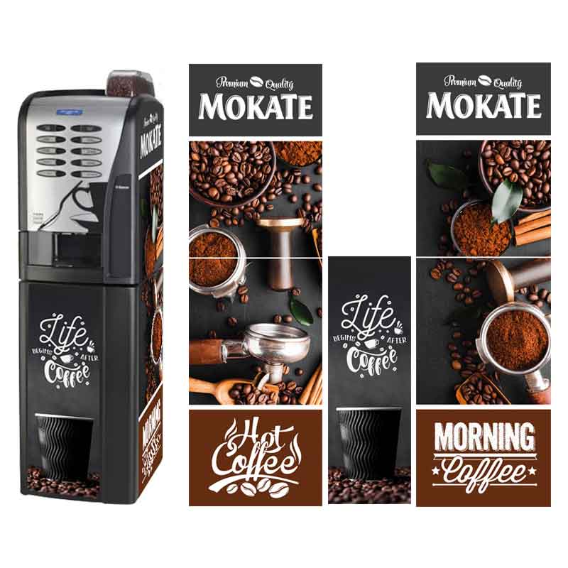 Брендированный оракал на кофейный автомат Saeco Espresso 200, чёрный