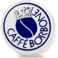 Односторонняя рекламная вывеска с подсветкой Caffe BORBONE, 50*42 см