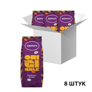 Кофе в зернах Gemini Espresso Originale, 1кг*8 шт