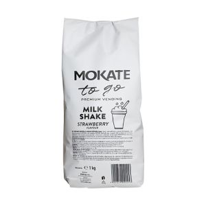 Молочний коктейль Mokate зі смаком полуниці, 1 кг