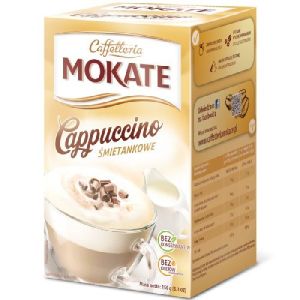 Капучино Mokate Сaffetteria Cappuccino Cream, со вкусом сливок, 15гx10 шт