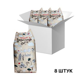 Кава в зернах Gemini Toscana Caffe Delizioso, 1кг*8 шт